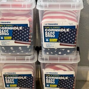 Triumph Stars & Stripes Cornhole Bags - Red, White, Blue